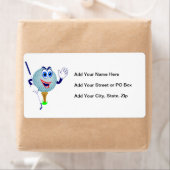 Happy Golf Ball T-shirts en geschenken Etiket (Insitu)