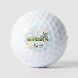 Happy Golfing Papa Funny Vaderdag Golfballen
