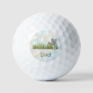 Happy Golfing Papa Funny Vaderdag Golfballen