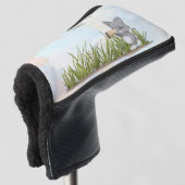 Happy Golfing Papa Funny Vaderdag Golfheadcover (3/4 voorkant)