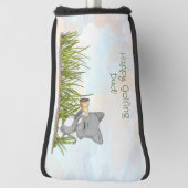 Happy Golfing Papa Funny Vaderdag Golfheadcover (Draai 90)