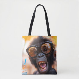 Happy Gorilla Tote Bag
