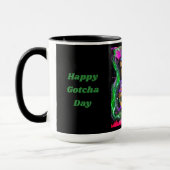 Happy Gotcha Day Coffee Mok (Links)
