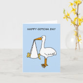 Happy Gotcha Day Dog Kaart (Gele Bloem)