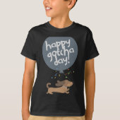 Happy Gotcha Day Dog New Puppy Adoption Birthday C T-shirt (Voorkant)