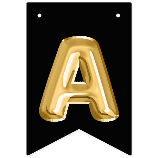 Happy Gotcha Day Gold Foil-ballonnen Vlaggetjes (Tweede vlag)