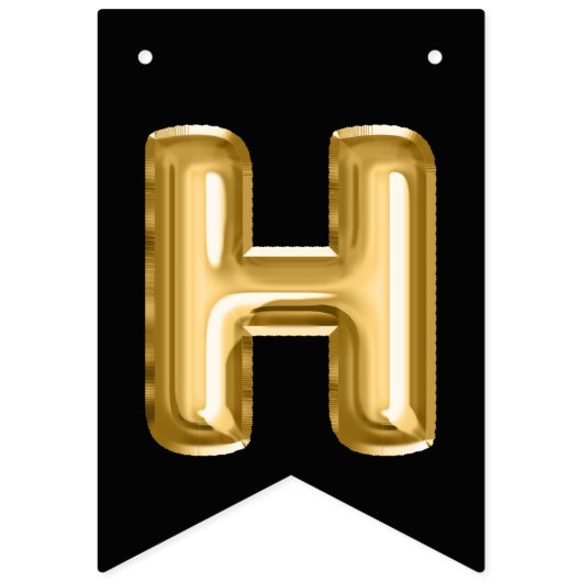 Happy Gotcha Day Gold Foil-ballonnen Vlaggetjes (Eerste vlag)