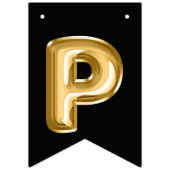 Happy Gotcha Day Gold Foil-ballonnen Vlaggetjes (Derde vlag)