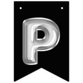 Happy Gotcha Day Silver Foil-ballonnen Vlaggetjes (Derde vlag)