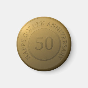 Happy gouden bruiloft magneet