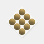 Happy gouden bruiloft servet (Hoek)