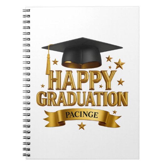 Happy Graduation  Notitieboek (Voorkant)