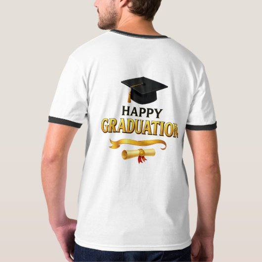 Happy Graduation T-shirt (Achterkant)