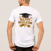 Happy Graduation Tri-Blend Shirt (Achterkant)