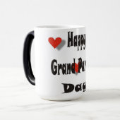 Happy Grand Parents Day Magische Mok (Voorkant links)
