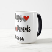 Happy Grand Parents Day Magische Mok (Voorkant rechts)