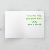 Happy Grandouders Day Best Ever Custom Photo Kaart (Binnen)