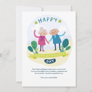 Happy Grandouders Day Card Feestdagenkaart