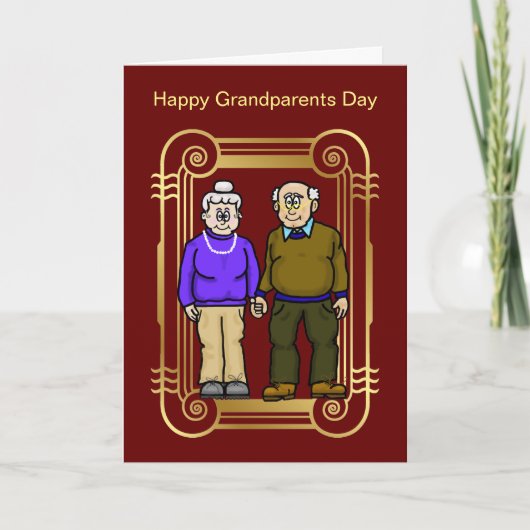Happy Grandouders Day Card Kaart (Voorkant)