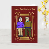 Happy Grandouders Day Card Kaart (Gele Bloem)