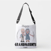 Happy Grandouders Day Crossbody Bag Crossbody Tas (Voorkant)