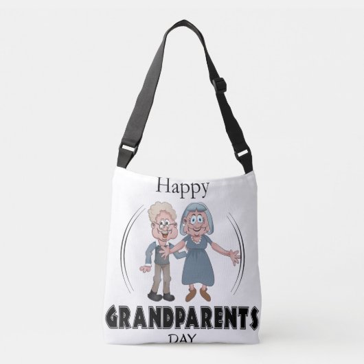Happy Grandouders Day Crossbody Bag Crossbody Tas (Voorkant)