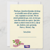 Happy Grandouders Day Feestdagenkaart (Achterkant)