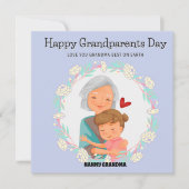Happy Grandouders Day Grandma en Granddochter Kaart (Voorkant)