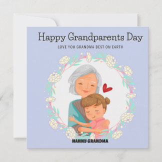 Happy Grandouders Day Grandma en Granddochter Kaart