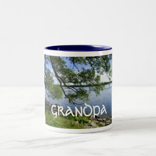 Happy Grandouders Day-"Grandpa" Tweekleurige Koffiemok