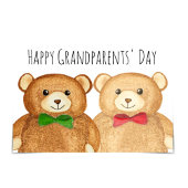 "Happy Grandouders Day" Grootouder Beren Kaart