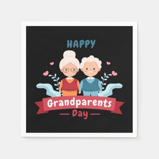 Happy Grandouders Day Holiday Servet (Voorkant)