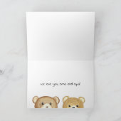 "Happy Grandouders Day" Oma en Opa Beer Kaart (Binnen)