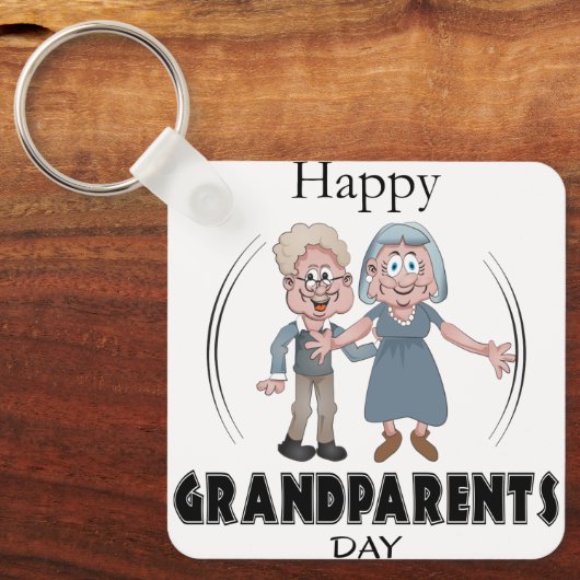 Happy Grandouders Day Sleutelhanger (Voorkant)