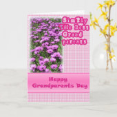 Happy Grandouders Day Wenskaart Kaart (Gele Bloem)