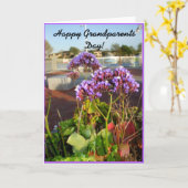 Happy Grandouders Day Wenskaart Kaart (Gele Bloem)