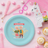 Happy Grandouders Day Word art Paper Borden Papieren Bordje (Feest)