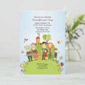 Happy Grandouders Uitnodiging (Staand voorkant)