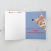 "Happy Grandparent's Day" Aangepast Wenskaart Bedankkaart (Binnen)