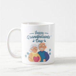 "Happy Grandparents Day" Grandma & Grandpa Gift  Koffiemok