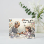 Happy grandparents day postcard briefkaart (Staand voorkant)