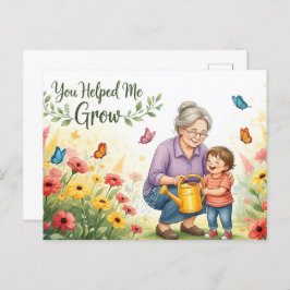 Happy grandparents day postcard briefkaart