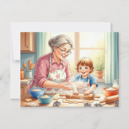 Happy grandparents day postcard briefkaart