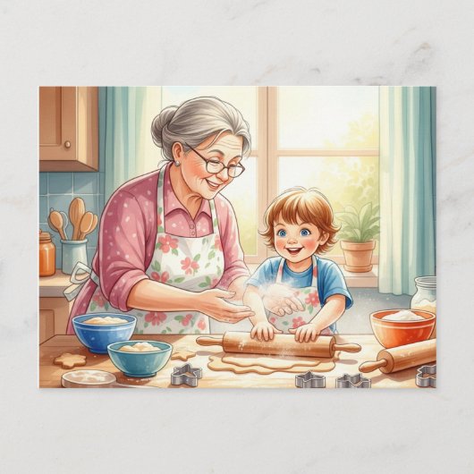 Happy grandparents day postcard briefkaart (Voorkant)