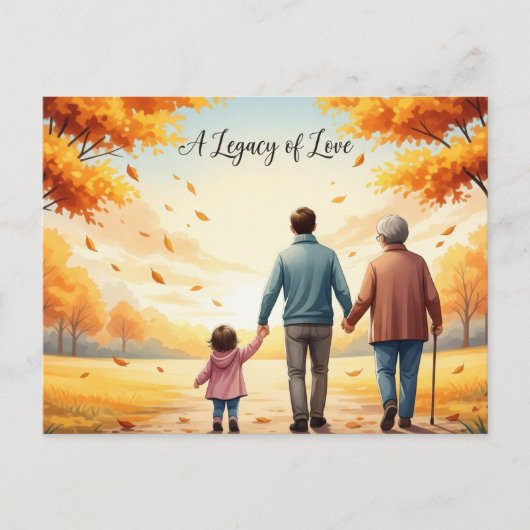 Happy grandparents day postcard briefkaart (Voorkant)