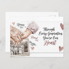Happy grandparents day postcard briefkaart