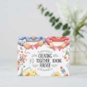 Happy grandparents day postcard briefkaart (Staand voorkant)