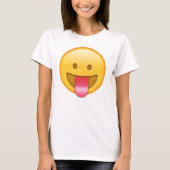 Happy, grappige tong uit het T-shirt (Voorkant)