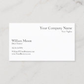 Happy Grazing Koe Foto - Visitekaartje (Achterkant)