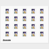 Happy Greek Pasen Ronde Sticker (Vel)
